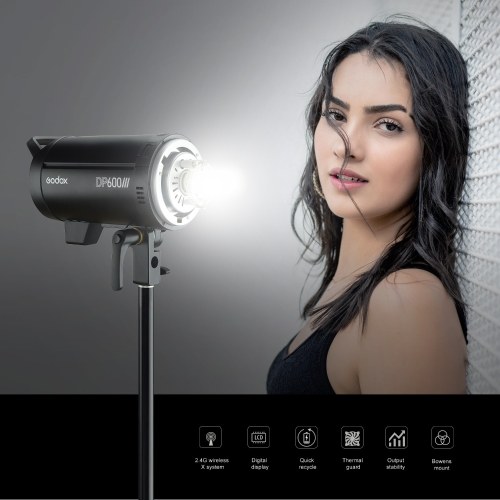 

Godox DP600III Professional Studio Flash Light Modeling Light