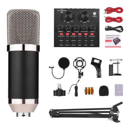 

Professional Broadcasting Studio Recording Condenser Microphone Kit