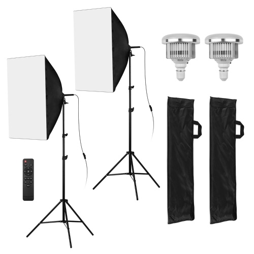 Kit de luz para fotografia de estúdio profissional Andoer