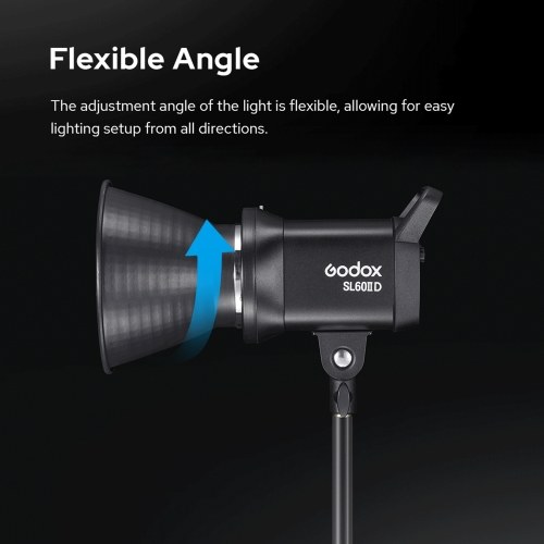 

Godox SL60IID Portable 70W Studio LED Video Light Photography Fill Light