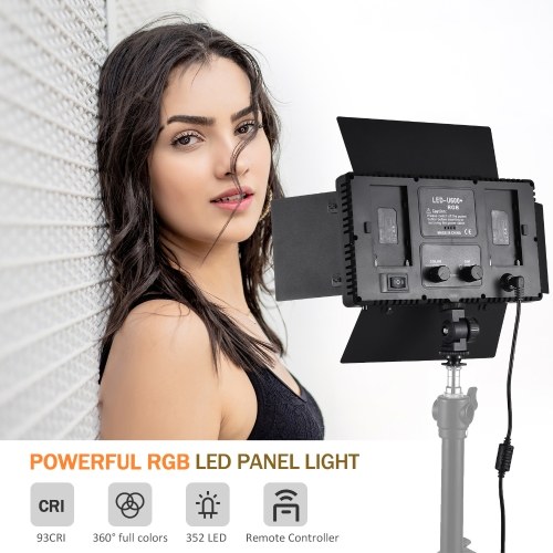 Bi-color RGB Photography Light 36W LED Light Panel 