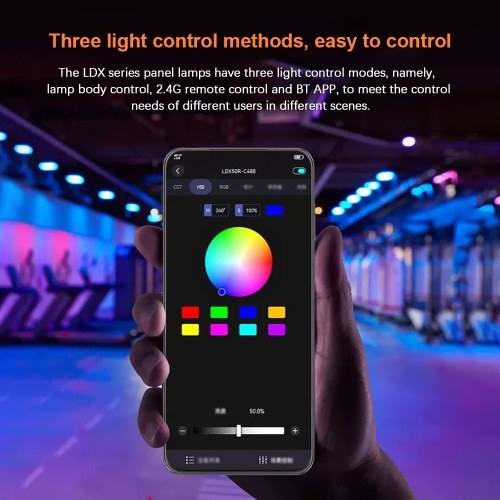 

GODOX LDX100R 118W Bi-color LED Photography Light RGB Video Light Panel