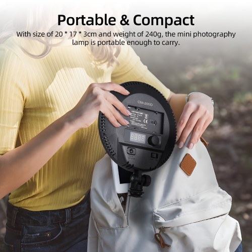 13W Mini Photography Lamp Dimmable LED Light 