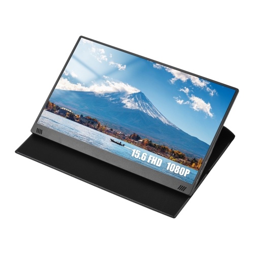 

15.6 Inch Portable Monitor Ultra Thin Display 1080P IPS Screen with Smart Cover