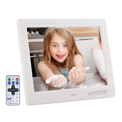 Andoer 8 "LCD Wide Screen Digital Foto Bilderrahmen Album