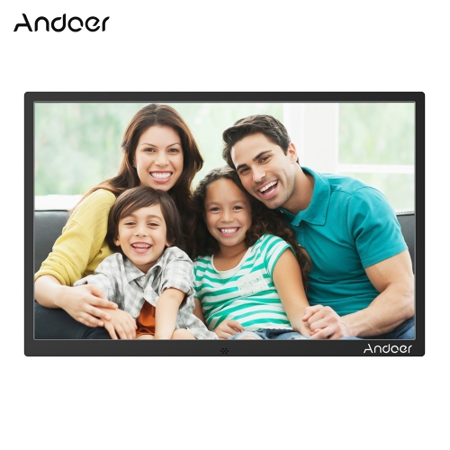 Andoer 15.4inch Aluminum Alloy LED Digital Photo Frame
