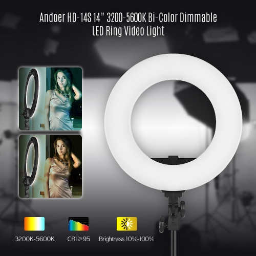 

Andoer HD-14S 14 Inch Studio Ring Light