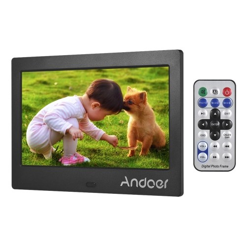 Andoer 7 Inch IPS HD Screen 1024*600 Digital Photo Frame