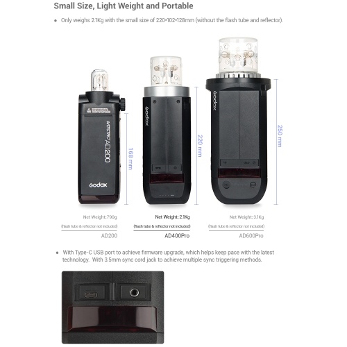 

Godox AD400Pro Witstro All-in-One Outdoor Flash Light Speedlite