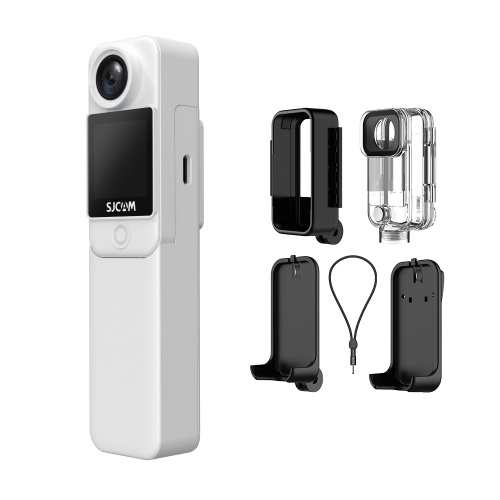 SJCAM C300 4K 30FPS Mini Action Camera 5G/2.4G WiFi Sports Camera Dual Touch Control Screens with an Extra 2800mAh Battery Module 