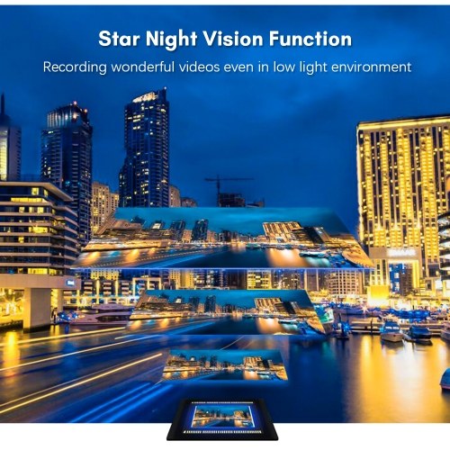 SJCAM C300 4K 30FPS Mini Action Camera 5G/2.4G WiFi Sports Camera Dual Touch Control Screens with an Extra 2800mAh Battery Module 