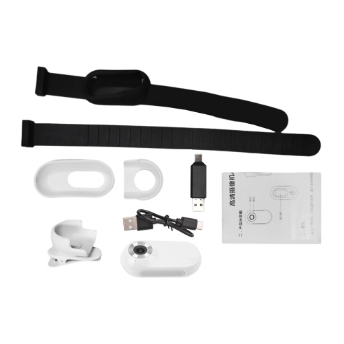 Tomtop 1080P Pet Camera Collar Cat Collar Camera 90° Wide Angle Dog Collar Camera Mini Sports Camera Action Camera for Cats Dogs Outdoor Activity