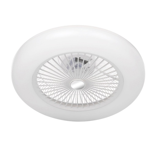 Lixada Ventilateur de Plafond Intelligent avec Éclairage Lampe de Ventilateur Plafonnier avec Télécommande Contrôle de l'APP Réglable 3 Vitesses du Vent Température de Couleur Réglable Gradation Continue pour Chambre Salon Salle à Manger