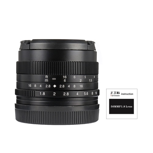 7artisans 50 мм F1.8 с ручной фокусировкой объектива с большой диафрагмой для Fujifilm Fuji X-A1 / X-A10 / X-A2 / X-A3 / X-AT / X-M1 / X-M2 / X-T1 / X-T10 / X-T2 / X-T20 / X-Pro1 / X-Pro2 / X-E1 / X-E2 / X-E2s FX-Mount беззеркальные камеры
7artisans 50 мм F1.8 с ручной фокусировкой объектива с большой диафрагмой для Fujifilm Fuji X-A1 / X-A10 / X-A2 / X-A3 / X-AT / X-M1 / X-M2 / X-T1 / X-T10 / X-T2 / X-T20 / X-Pro1 / X-Pro2 / X-E1 / X-E2 / X-E2s FX-Mount беззеркальные камеры