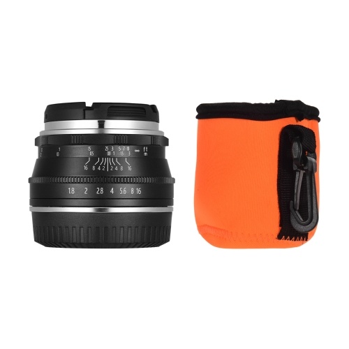Andoer 35mm F1.6 Manual Focus Lens Large Aperture Compatible with Fujifilm Fuji X-A1/X-A10/X-A2/X-A3/X-AT/X-M1/X-M2/X-T1/X-T10/X-T2/X-T20/X-Pro1/X-Pro2/X-E1/X-E2/X-E2s FX-Mount Mirrorless Cameras 