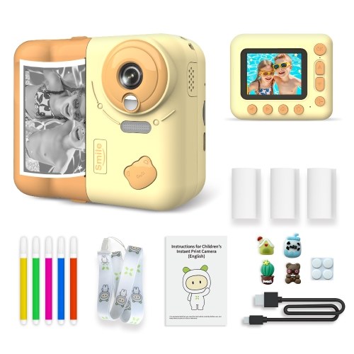 

1080P Kids Digital Camera for Kids 2.4 Inch IPS Screen 10X Zoom