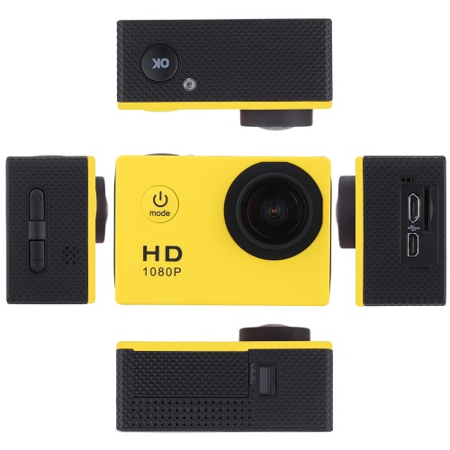 

F23 1080P 30 FPS 12MP 1.5 «экран водонепроницаемый 30M ударопрочный 170° широкий угол открытый действий спорта камеры видеокамеры цифровые камеры видео HD DV автомобильный Видеорегистратор