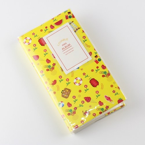 

Standard 3in Centerfold Photo Album PVC 84 Pockets Albums Photos Storage Case Memory Souvenir
