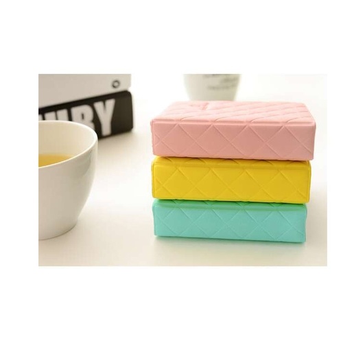 Standard 3in Centerfold Photo Album Card Bag PU 36 Pockets Albums Photos Storage Case Macaron Memory Souvenir