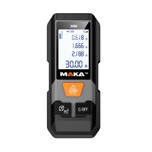

MAKA MK202 Infrared Distance Meter High Accuracy Laser Meter Handheld Electronic Ruler Mini Accurate Distance Measuring Equipment Portable Range Finder