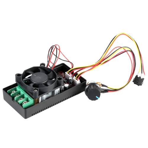 Adjustable H-Bridge DC Motor Speed PWM Controller with PLC Control Reversing