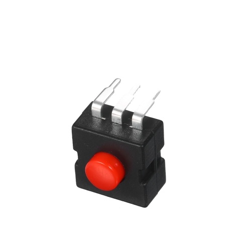 

50PCS Rechargeable Flashlight 3 Pin Switch 4mm Push Button Micro Power Switch DIY Electronic Projects for Electric Torch
