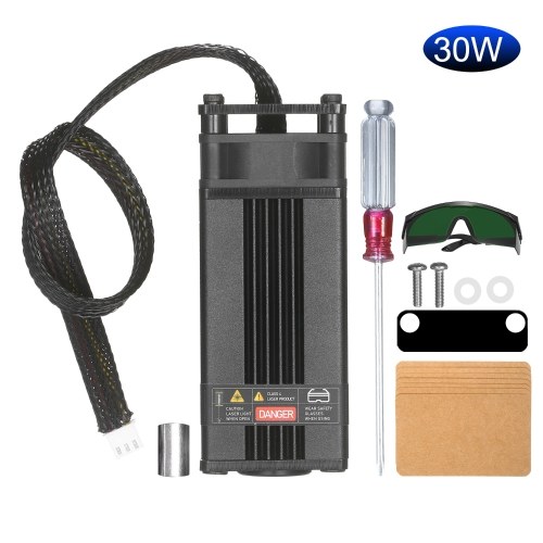 Upgrade 30W Laser Module Laser Head 450nm Blue Lase For Laser Cutting Machine CNC  DIY Laser  Wood Marking Cutting Tool