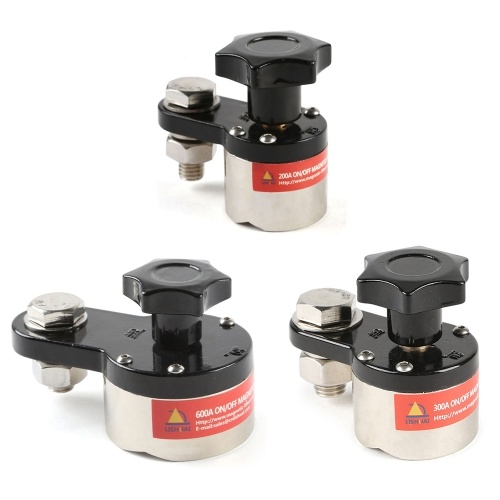 

Magnetic Welding Ground Clamp Iron Soldering Grounding Machine Magnet Connector 200A 300A 600A Currents Selectable