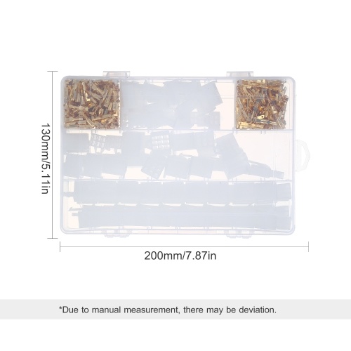 

580PCS Electrical Wire Connector Wire Terminal Kit Includes 2 3 4 6 9 Way Plug Pin Housing Connectors 2.8mm Spade Terminals for Motorcycle Bike Car