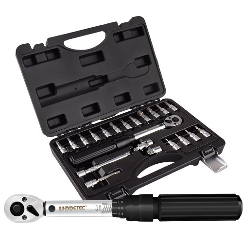 

21 In 1 Torque Wrench Bits Set Bicycle Motorcycle Detection Repairings Tool High Precisions Combination Tool Multipurpose Utility Tools Kit Home Household Bicycle Fix