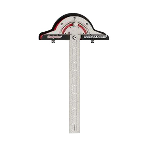 

10Inches T-Type Woodworkers E-dge Rule Angle Protractor Angle Measurement Carpentry Tools Portable