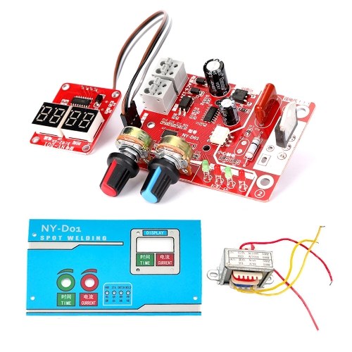 

Spot Welding Machine DIY Controller Panel Time and Current Control Function with Digital Display