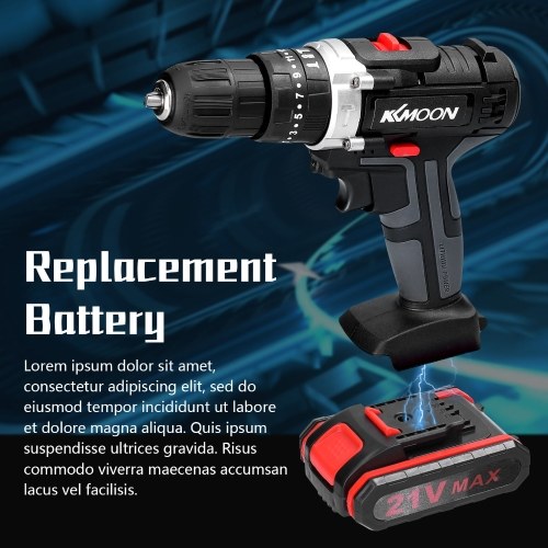 

Large Capacity Replacement Rechargeable Easy Installation Battery for Electric Drill Electric Chainsaw Electric Car Washer