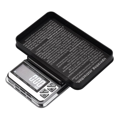 

Rechargeable Digital Pocket Scale Jewelry Electronic Scale Mini Scale USB Power Supply Scale 2-inch LCD Display Tare Counting Unit Switching Auto-off
