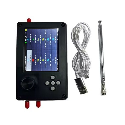 

Assembled PortaPack H2 Plus 3.2 inch Touching LCD Display 1M Hz-6G Hz Working Frequency Software Defined Radio Module Set with HackRF One Antenna Outcase