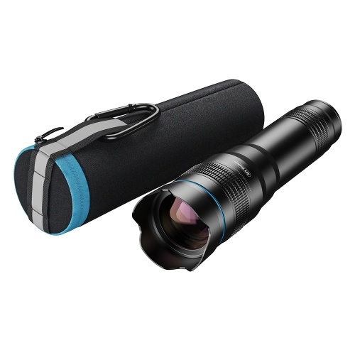 Portable Universal Clip-on Type External Telephoto Lens 36X Optical Magnification Mobilephone Lens Multifunctional Auxiliary Tool for Daily Photography 