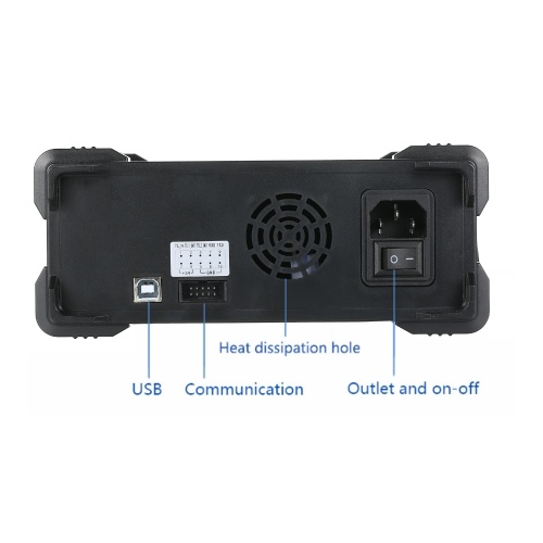 Dual-channel Function Arbitrary Waveform Generator 200MSa/S Sampling Rate 8k Storage Depth Signal Source with 2.4-inch TFT LCD Digital Screen 60M