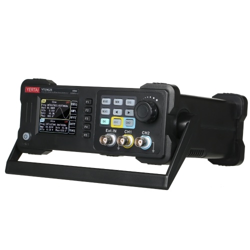 Dual-channel Function Arbitrary Waveform Generator 200MSa/S Sampling Rate 8k Storage Depth Signal Source with 2.4-inch TFT LCD Digital Screen 60M