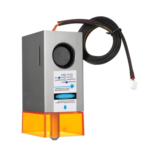 40W Alloy Laser Module Laser Engraving Module Laser Head Module Built-in Air Pump with Air Auxiliary Function 