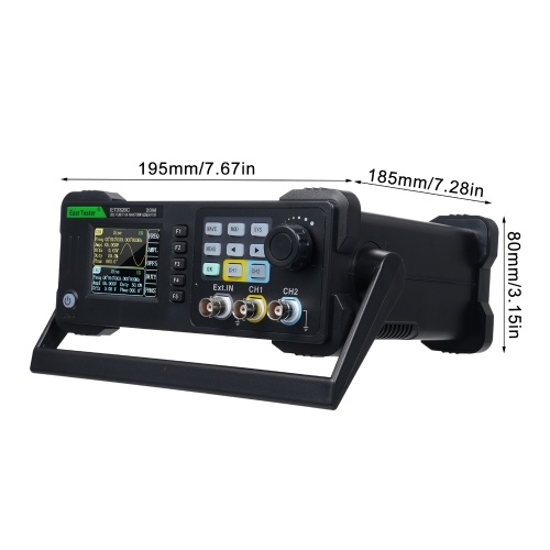 East Tester Two-Channel Function/ Arbitrary Waveform Generator 20MHz Frequency Meter ET3320C Pulse Signal Source 200MSa/s Sampling Rate 