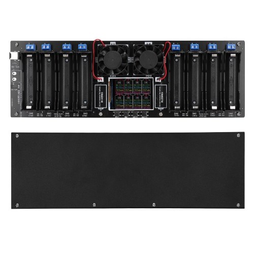 8-Channel 18650 Battery Tester 2.4inch TFT Display Battery Capacity Testing with Multi-Mode Functionality Enhanced Safety, and Intuitive Displaying 