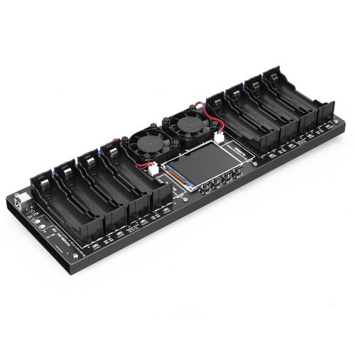 8-Channel 18650 Battery Tester 2.4inch TFT Display Battery Capacity Testing with Multi-Mode Functionality Enhanced Safety, and Intuitive Displaying 