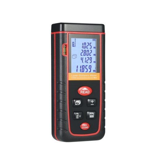 

40m Mini Handheld LCD Цифровой лазерный дистанционный измеритель Высокоточное измерение дальности дальности Расстояние измерения объема 30 групп Хранилище данных