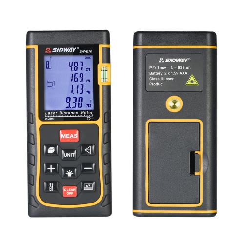 

Mini Handheld LCD Цифровой лазерный дистанционный измеритель расстояния Расстояние от измерителя расстояний Измерение объема памят