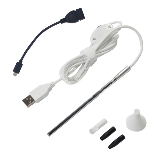 

Серебряный USB-порт Ear and Nose Endoscope 4.9mm Визуальная линза Мини-камера DDES01 Ускоритель для эндоскопа для эндоскопа Earpick для ПК