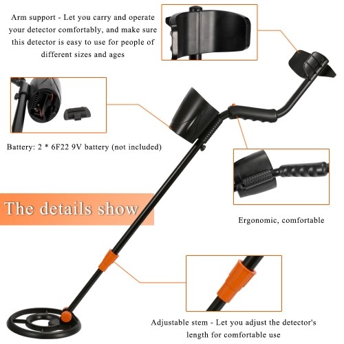 

Multifunctional High Precision Gold Metal Detector with Headphone