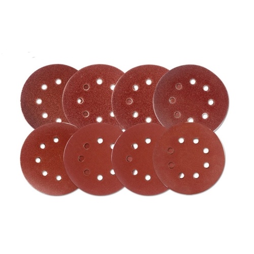 

100 PCS 125mm Hook Loop Sandpaper with 8 Hole Sand Pads Set 60-1000 Grit Sander Disc Abrasives Tools for Polish Machine