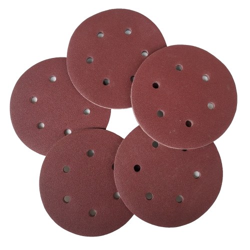 

100 PCS 125mm Hook Loop Sandpaper with 8 Hole Sand Pads Set 60-1000 Grit Sander Disc Abrasives Tools for Polish Machine