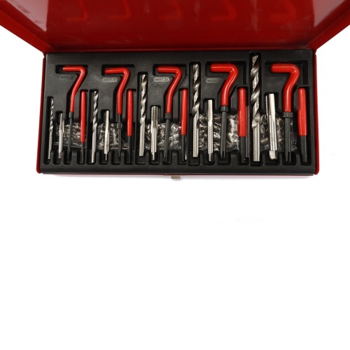 

Разрушенный Поврежденная Резьба Helicoil Rethread Repair Tool Kit Набор Профессиональный Инструмент Отдачи Ремонт
