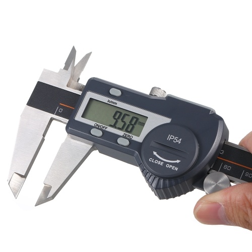 Digital Stainless Steel Caliper mm/inch High Precision LCD Display Vernier Caliper IP54  Waterproof 0-200mm
